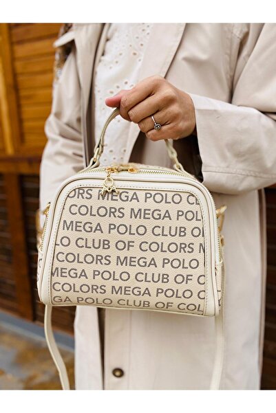 H&D COLLECTİON Mega Polo Club of Colors Women's Bag with 6 Compartments and Adjustable Shoulder Strap