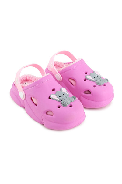 GEZER Girl's Winter Eva Plush Inside Home School Nursery Slippers Sandals