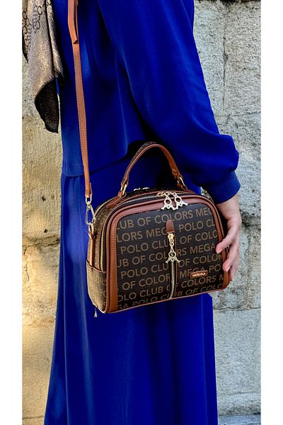 MEGA Polo Women's 4 Compartment Hand and Shoulder Bag