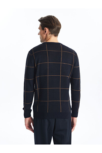 LC Waikiki Herren-Strickpullover mit Rundhalsausschnitt und langen Ärmeln – W4fp83z8