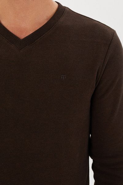 Tony Montana Φούτερ Velvet Thessaloniki Basic με λαιμόκοψη V- KS-1401