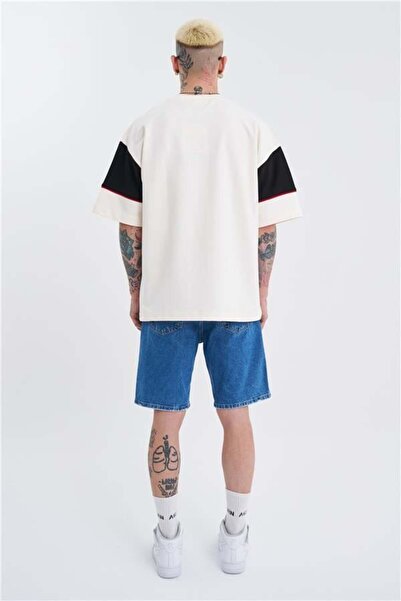 Machinist Ανδρικό μπλουζάκι Oversize Ecru - Mchnst 00