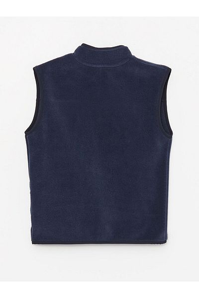 LC Waikiki Lcwk Stehkragen-Fleece-Weste für Babys mit Reißverschluss