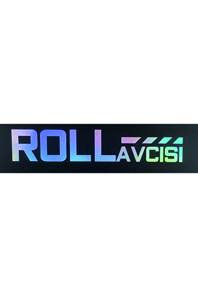 Değişim Auto Garage roll avcısı sticer hologram 20cm 4cm