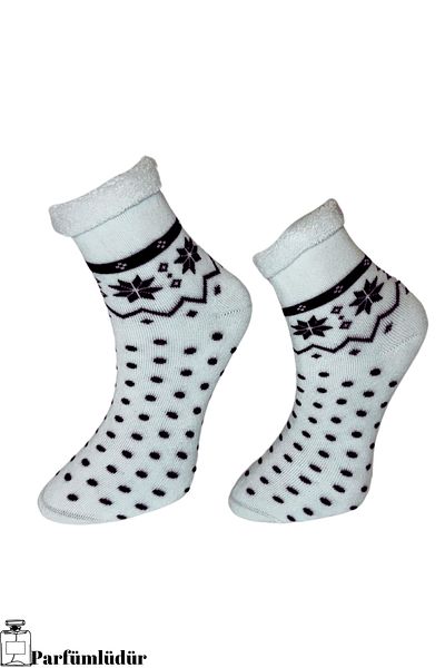 PJ & Me Snowflake Patterned Women's Thermal Socks
