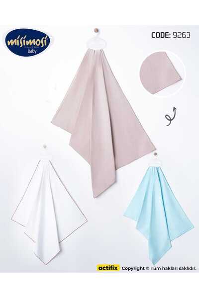 MİSİMOSİ BABY Bebek Düz Renk Pazen İnce Battaniye