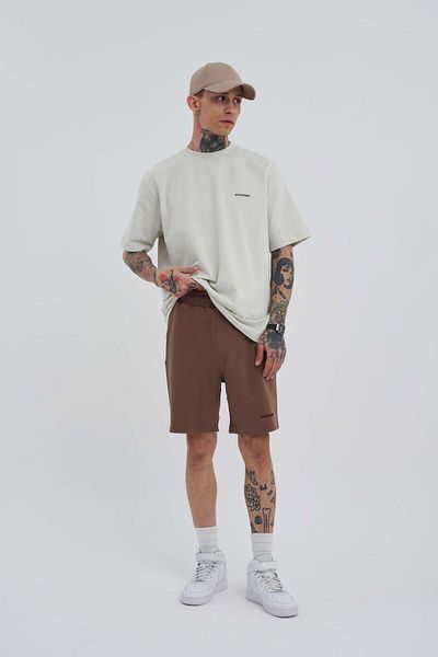 Machinist Ανδρικό Basic Relaxed καφέ σορτς