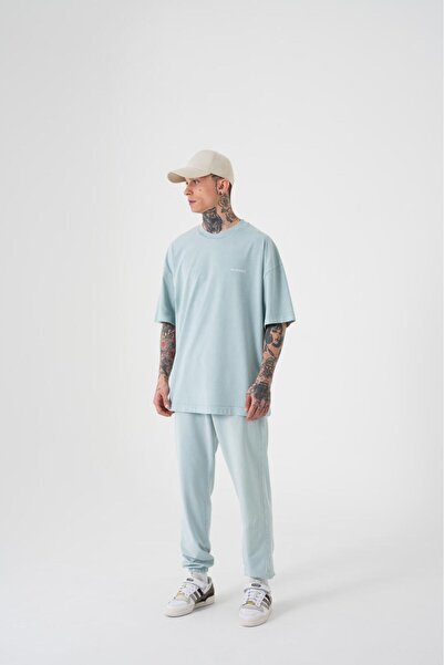 Machinist Ανδρικό μπλουζάκι από βαμβακερό υπερμεγέθη Ether