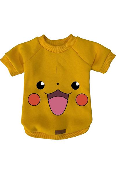 Monopetz Yellow Sweatshirt Pikachu Dog Suit