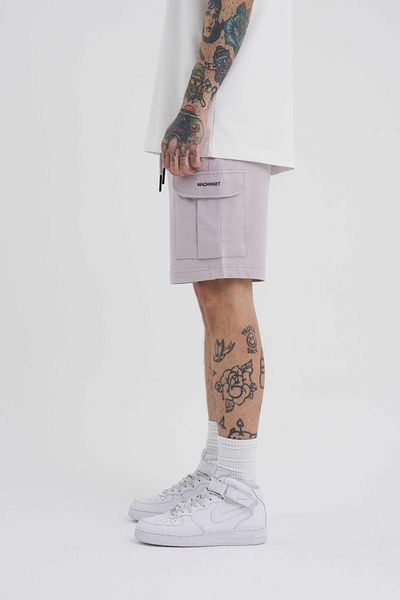Machinist Ανδρικό σορτς Cargo Pocket Basic Relaxed ανοιχτό γκρι