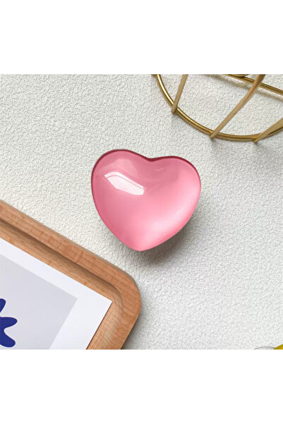 EDELFU Popsocket Yapışkanlı Kalp Telefon Tutacağı Kalp Şekilli Akrilik Epoksi...