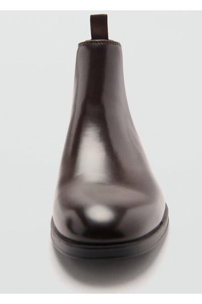 MANGO Man Deri Görünümlü Chelsea Bot