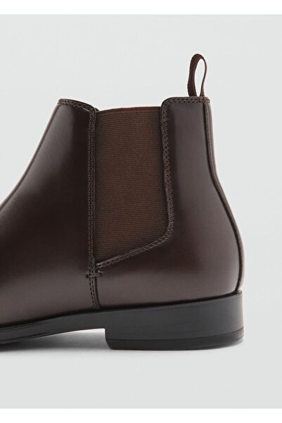 MANGO Man Deri Görünümlü Chelsea Bot