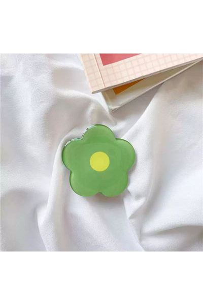 EDELFU Popsocket Yapışkanlı Çiçek Telefon Tutacağı Çiçek Şekilli Akrilik Epok...