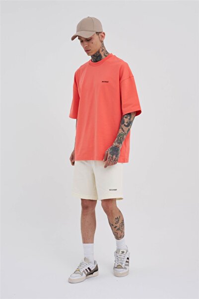 Machinist Ανδρικό Basic Oversize Cream σορτς