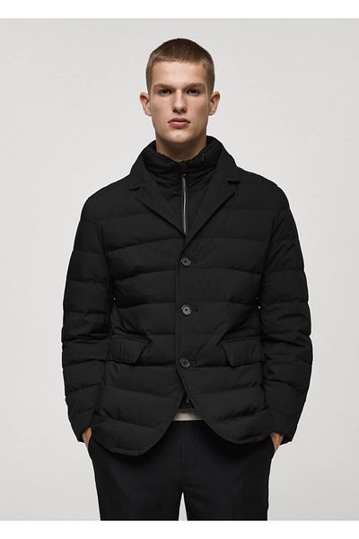 MANGO Man Feather Padded Waterproof Jacket