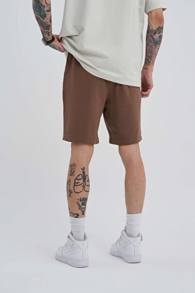 Machinist Ανδρικό Basic Relaxed καφέ σορτς