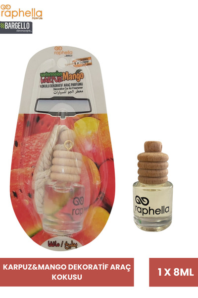 Raphella Karpuz&Mango Dekoratif Araç Kokusu 8ml (1 Adet)