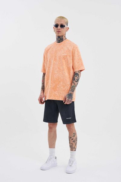 Machinist Ανδρικό πολυτελές Basic Washed Relaxed Anthracite σορτς
