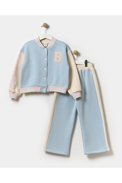 Magu بدلة رياضية شتوية للفتيات من بروكلين مطرزة من القطن للكلية