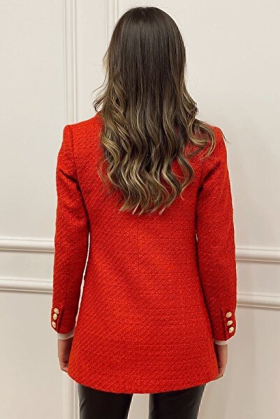 CurcunaShop Tweed Blazer Jacket