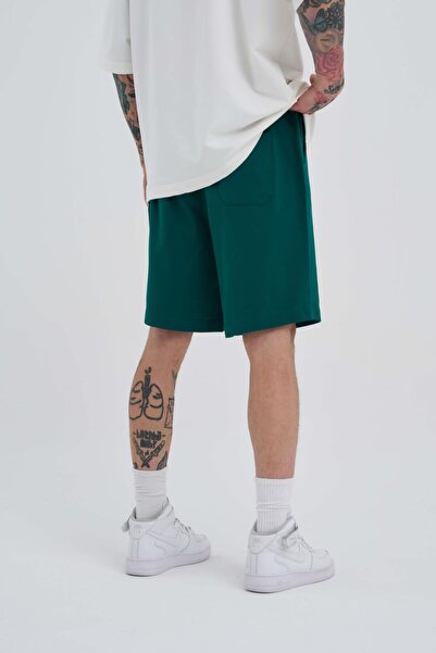 Machinist Ανδρικό Basic Relaxed σκούρο πράσινο σορτς