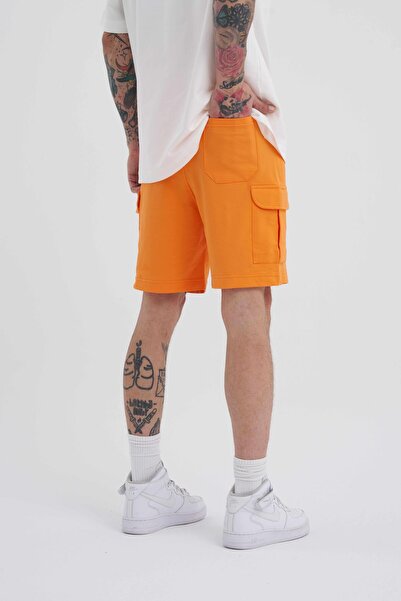 Machinist Ανδρικό σορτς Basic - Cargo Pocket, Πορτοκαλί, Relaxed Fit