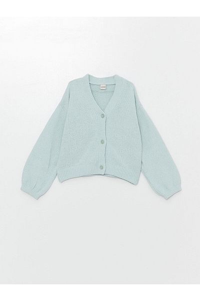 LC Waikiki Lcw Kids V-Neck Girl's Knitwear Cardigan