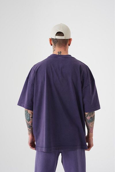 Machinist Washing Casual Oversize Viola