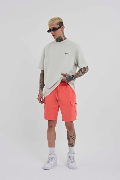 Machinist Men's Cargo Pocket Basic Relaxed Pink Shorts