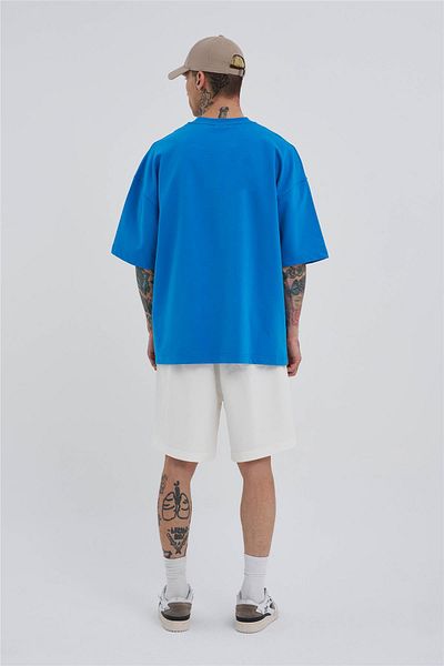 Machinist Ανδρικό σορτς Basic Oversize εκρού με τσέπες