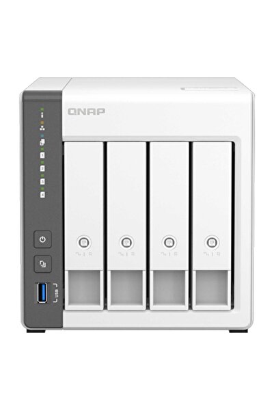 Qnap TS-433A7 4GB 10TBHDD 4x3.5" SATA Desteği RAID(0) NAS Depolama Ünitesi