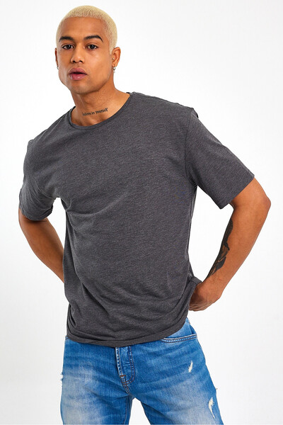 Superlife Süperlife Men's Crew Neck Standard &Regular Fit T-Shirt Spr21Y30