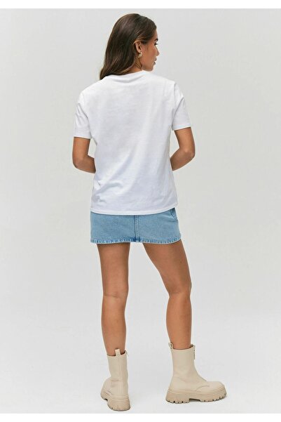 Superlife Γυναικείο μπλουζάκι με λαιμόκοψη SPR24TSK46