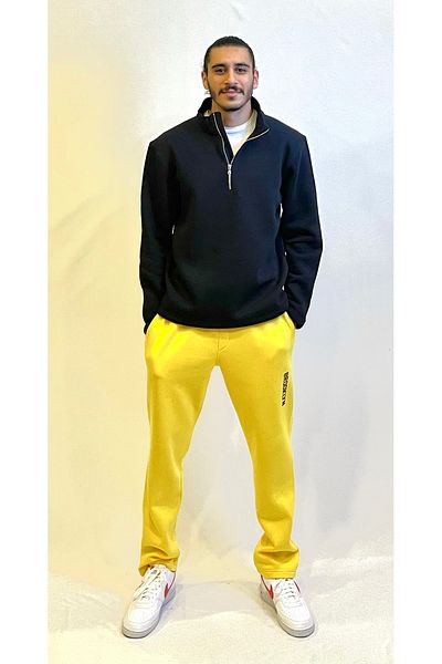 Superlife Мъжки суитшърт Superlife - Polaren 3 Thread Half Zipper Comfort Işıkali