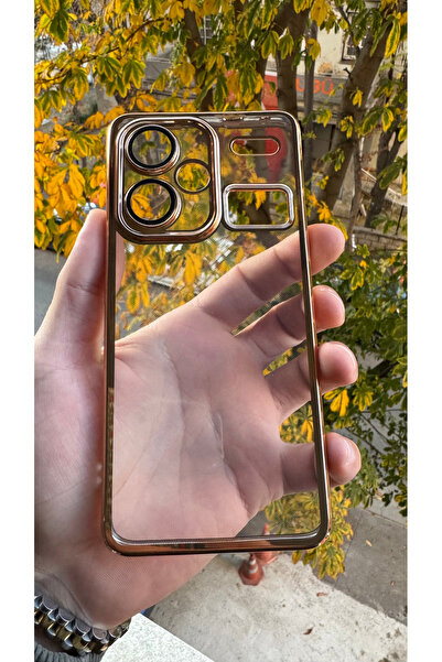 Rivor Xiaomi Redmi Note 13 Pro Plus+ 5G Kılıf Kamera Korumalı Kenarlar Renkli Logo Gösteren Parlak Kapak