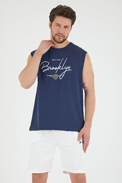 Superlife Суперлайф Чоловічий велосипедний комір Regular Fit Brooklyn Футболка з принтом SPR22TS115