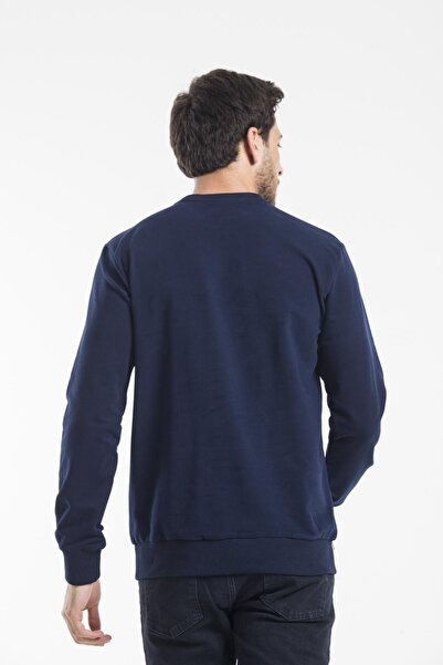 Superlife Суперлайф Чоловічий велосипедний комір Регулярний крій Тонкий світшот SPR 20K30