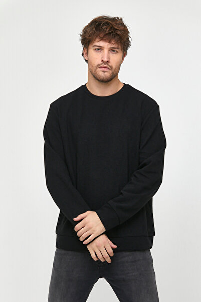 Superlife Ανδρικό φούτερ Superlife με λαιμόκοψη και κανονική εφαρμογή SPR 20K30