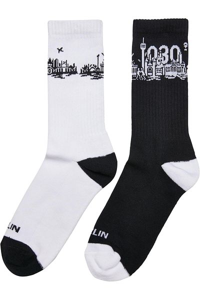Mister Tee Unisex Major City 030 Socks 2-pack