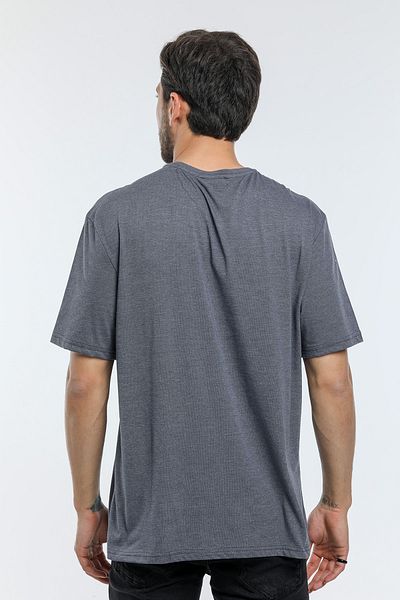Superlife Ανδρικό T-Shirt με λαιμόκοψη υπερμεγέθης Spr21y30