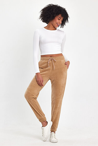 Superlife Γυναικεία φόρμα φόρμας Softtech Polar Sweat με άνετη εφαρμογή στο κάτω μέρος SPR24EA97