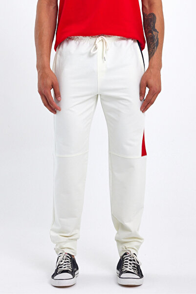 Superlife Süperlife Men's Garnished Regular Fit Slim Sweatpants Spr23Ea351