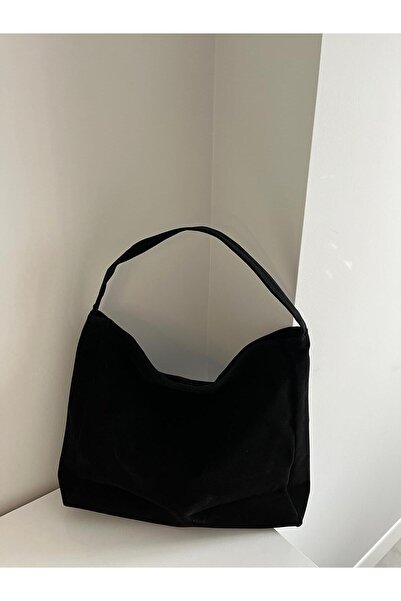 Women's Suede Shabby Shopper Bag