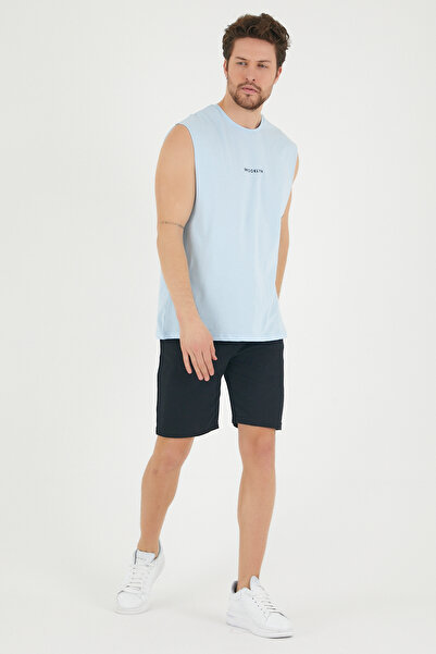 Superlife Ανδρικό μπλουζάκι με λαιμόκοψη με κανονική εφαρμογή Brooklyn printed T-shirt Spr22ts122