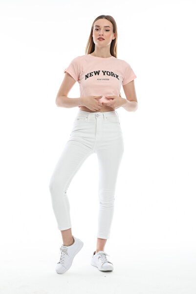 Superlife Γυναικείο T-Shirt New York Printed Spr21y15