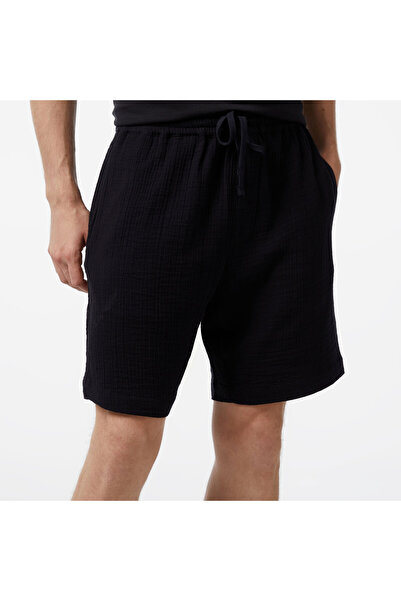 Nautica Erkek Siyah Bermuda