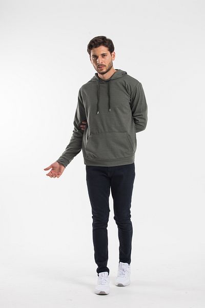 Superlife Ανδρικό φούτερ με κουκούλα Superlife Regular Fit Thin Spr 20k55