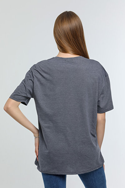 Superlife Superlife Γυναικείο T-Shirt με λαιμόκοψη Oversize Spr21yk30