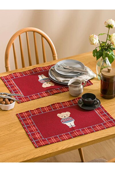 LC Waikiki LCW HOME Karışık Baskılı Ayı Teddy Baskılı Amerikan Servis 2'li 33...